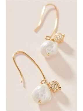 Anthropologie Lorna Pearl Dangly Earrings